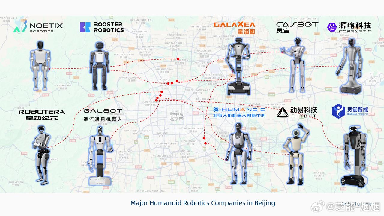 2025年被称作人形机器人元年，而赛道核心玩家始终绕不开北上深杭，四座城市各有
