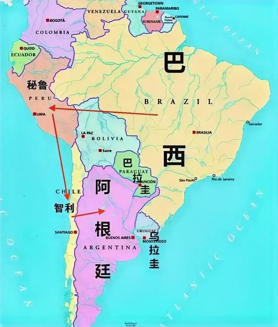 中国对南美五国试行免签政策！我国宣布对巴西、阿根廷、智利、秘鲁、乌拉圭五国从6