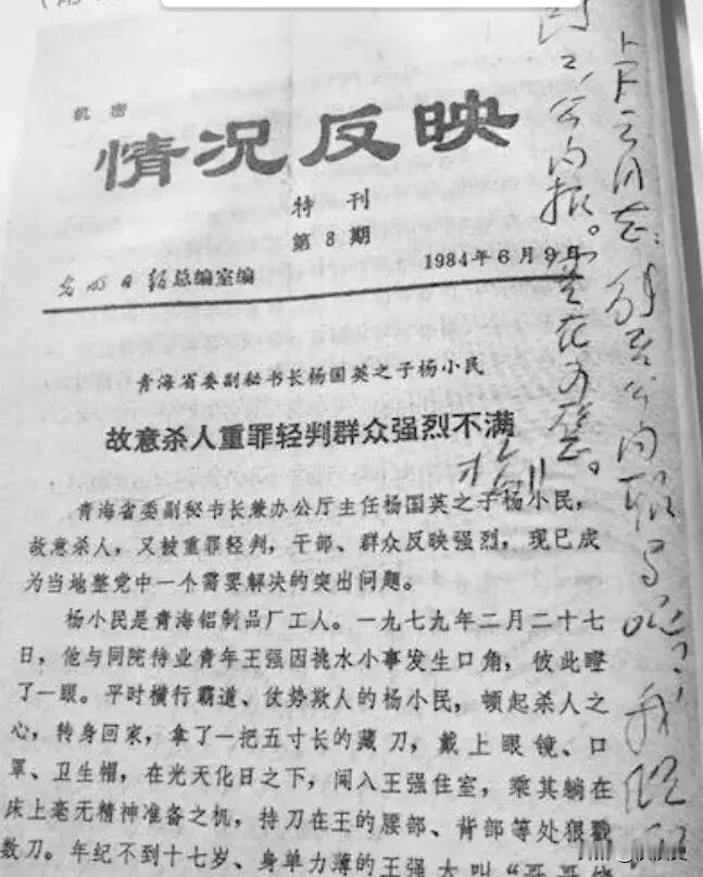1979年，青海，一个17岁少年被连捅14刀，凶手当众叫嚣：“我爸是干部，我肯定