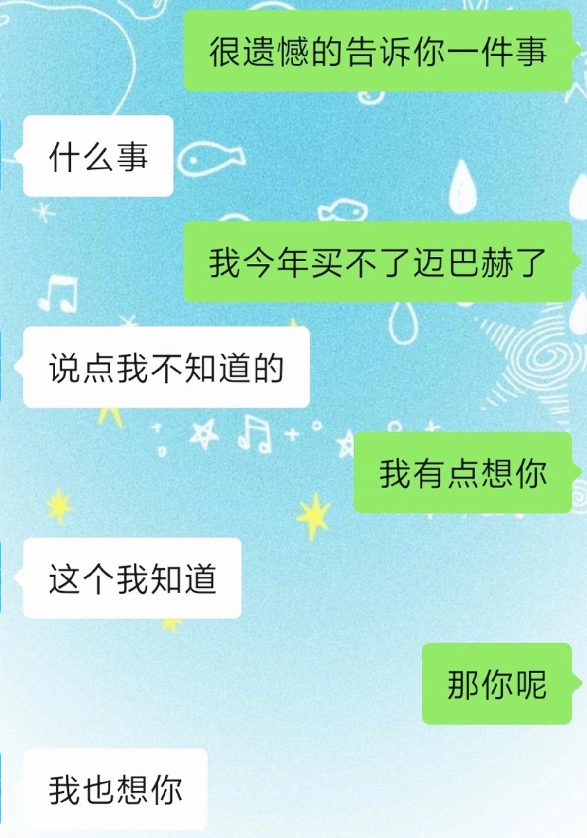 暧昧期的聊天记录