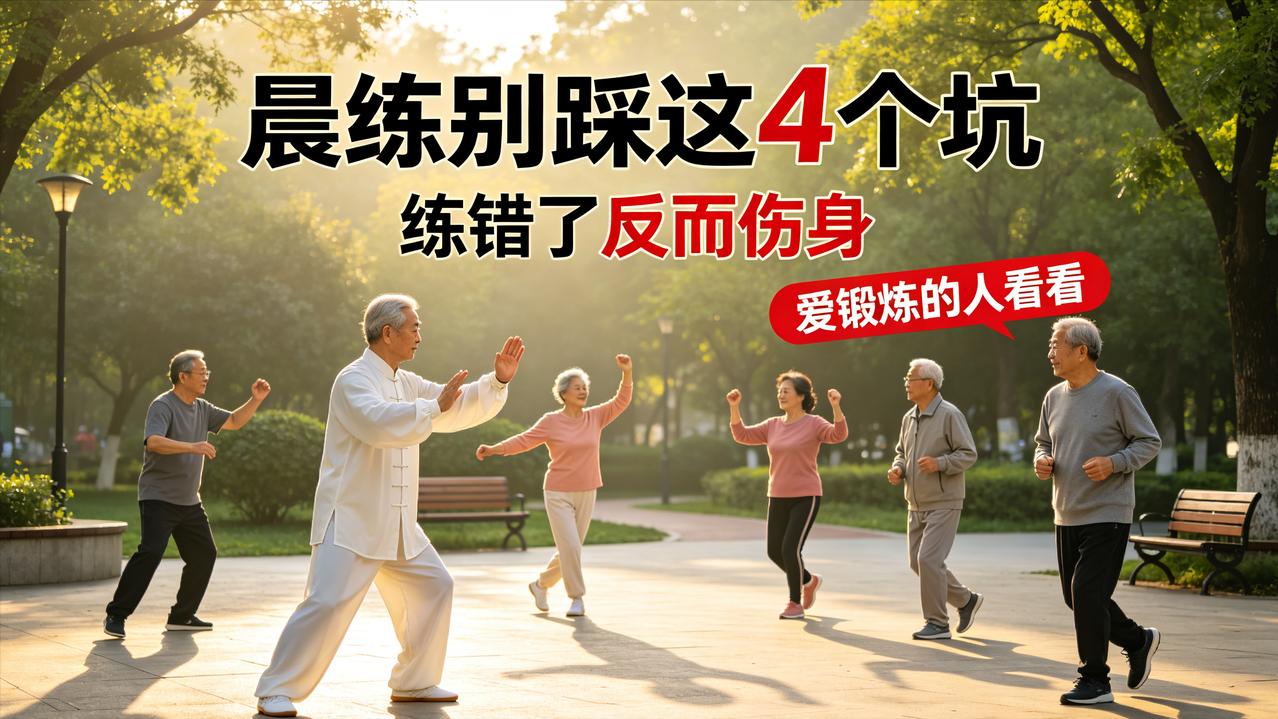 晨练别瞎练！这4个习惯最伤身，不少人练了半辈子还越练越差人过五十，越来越看