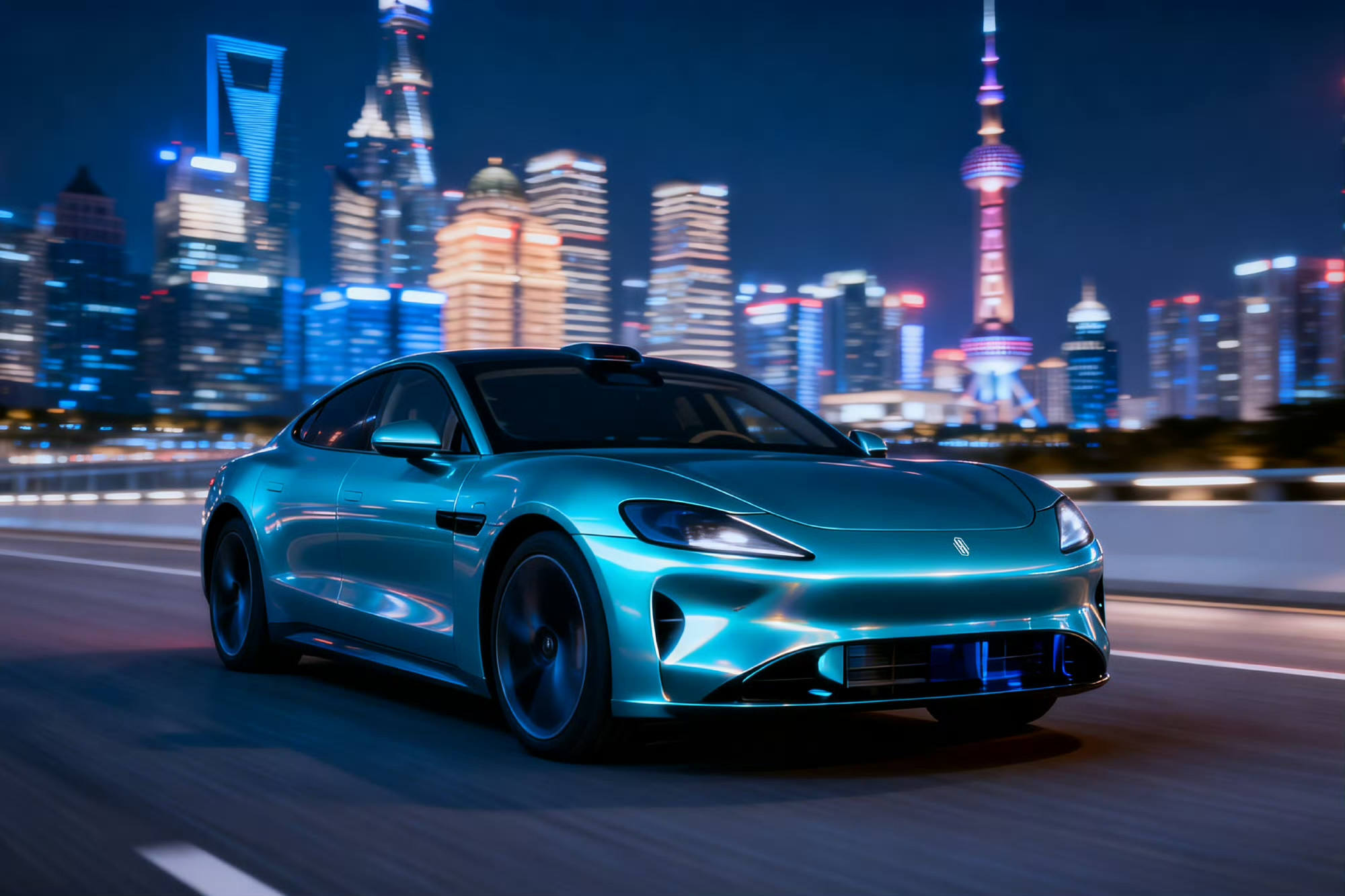 尚界Z7的官方概念图刚出就被狠狠种草，没想到今天路测谍照直接曝光啦，酷...