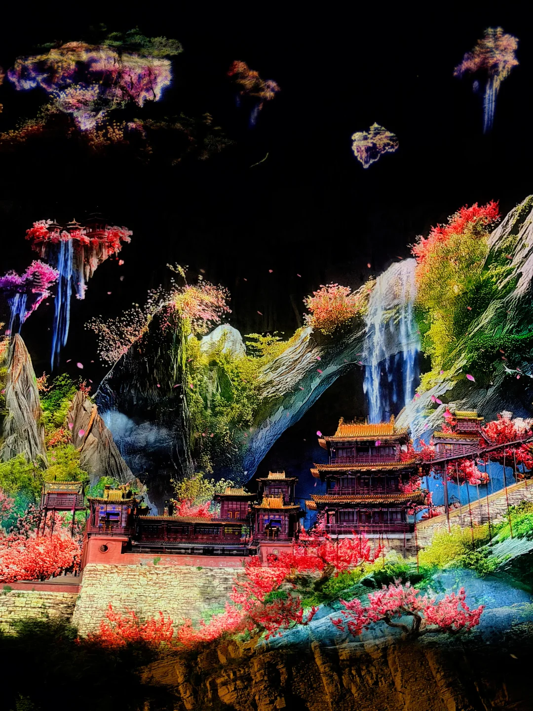 山西悬空寺！这么炸裂的夜游竟然不宣传！？