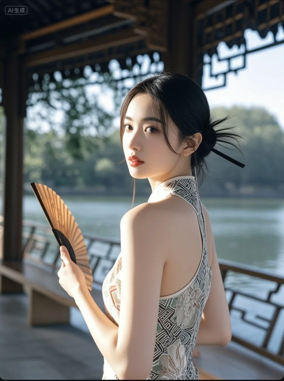 她不张扬，却让人一眼难忘