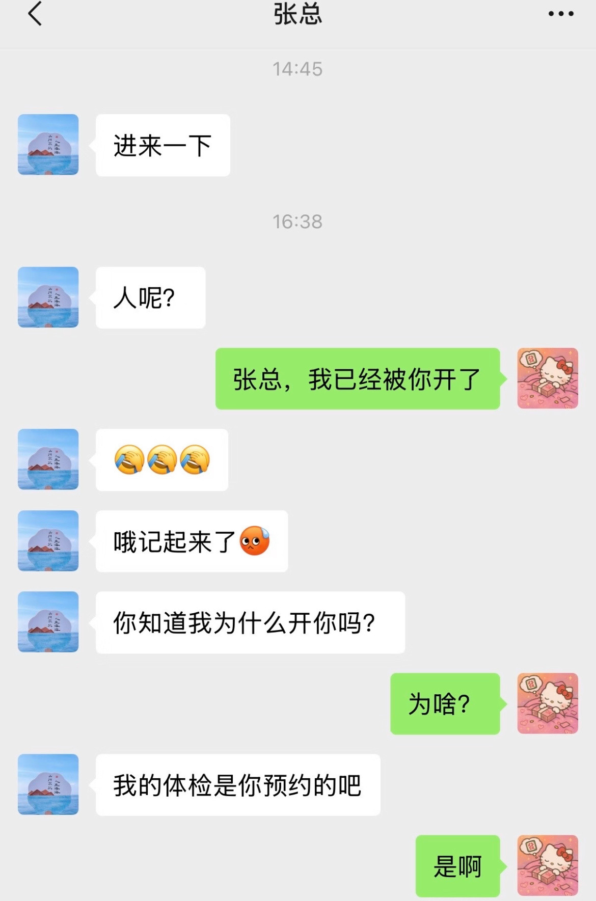 老板终于和我坦白了开除我的理由