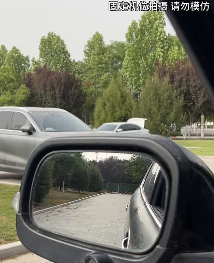 如果你开车看后视镜是这样的或这样的，赶紧停车。今天我教你后视镜怎么调。首先在镜中