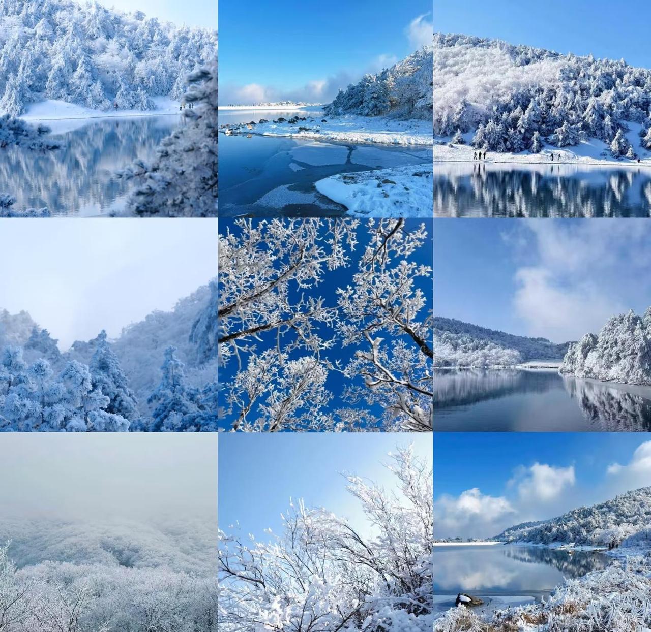 百丈岭～避雷❓❓看雾凇就赶早，看不懂那些避雷贴，12点才上山在避什么雷呢