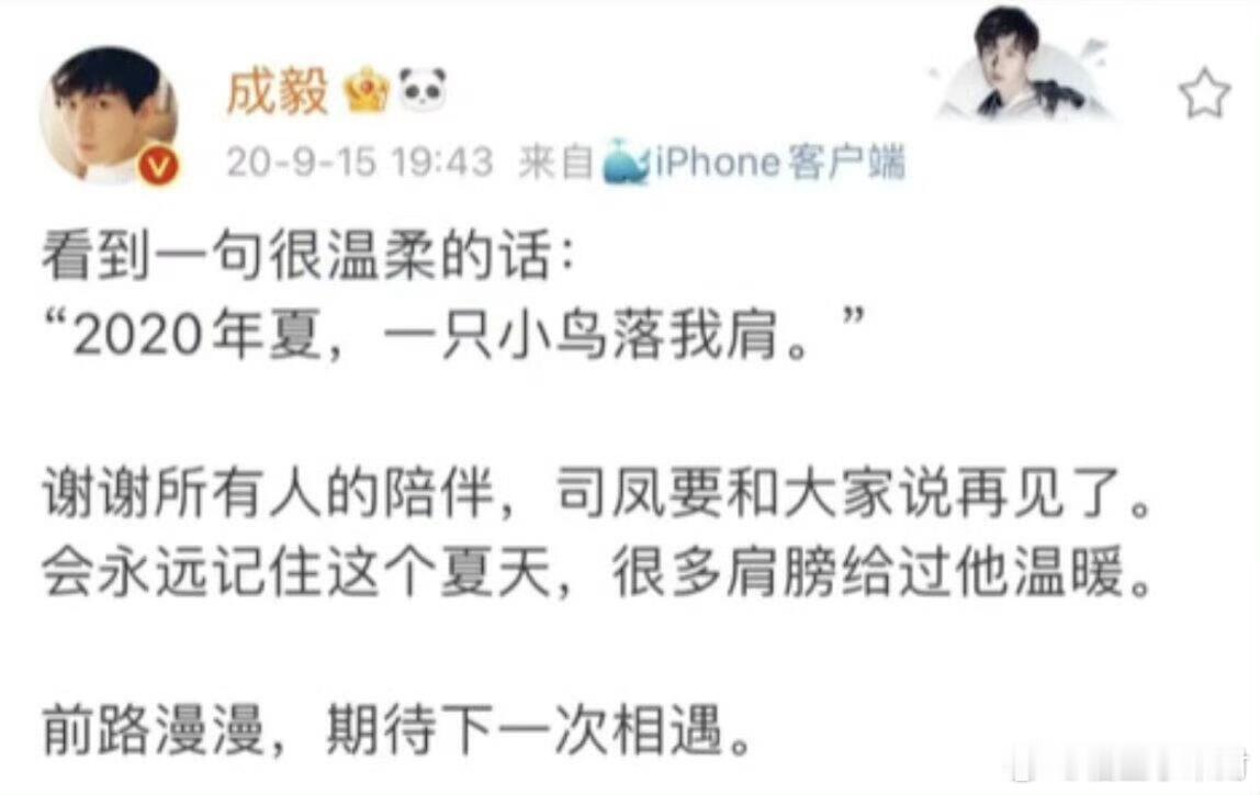 网友投稿：如果不是他，我本不会追星成毅于我，初识于司凤，深陷于应渊。一直觉得他的