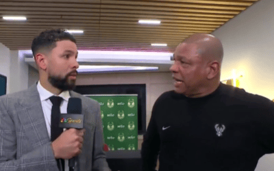 父慈子孝! 小里弗斯采访时直呼里弗斯名字, 老里满脸惊讶