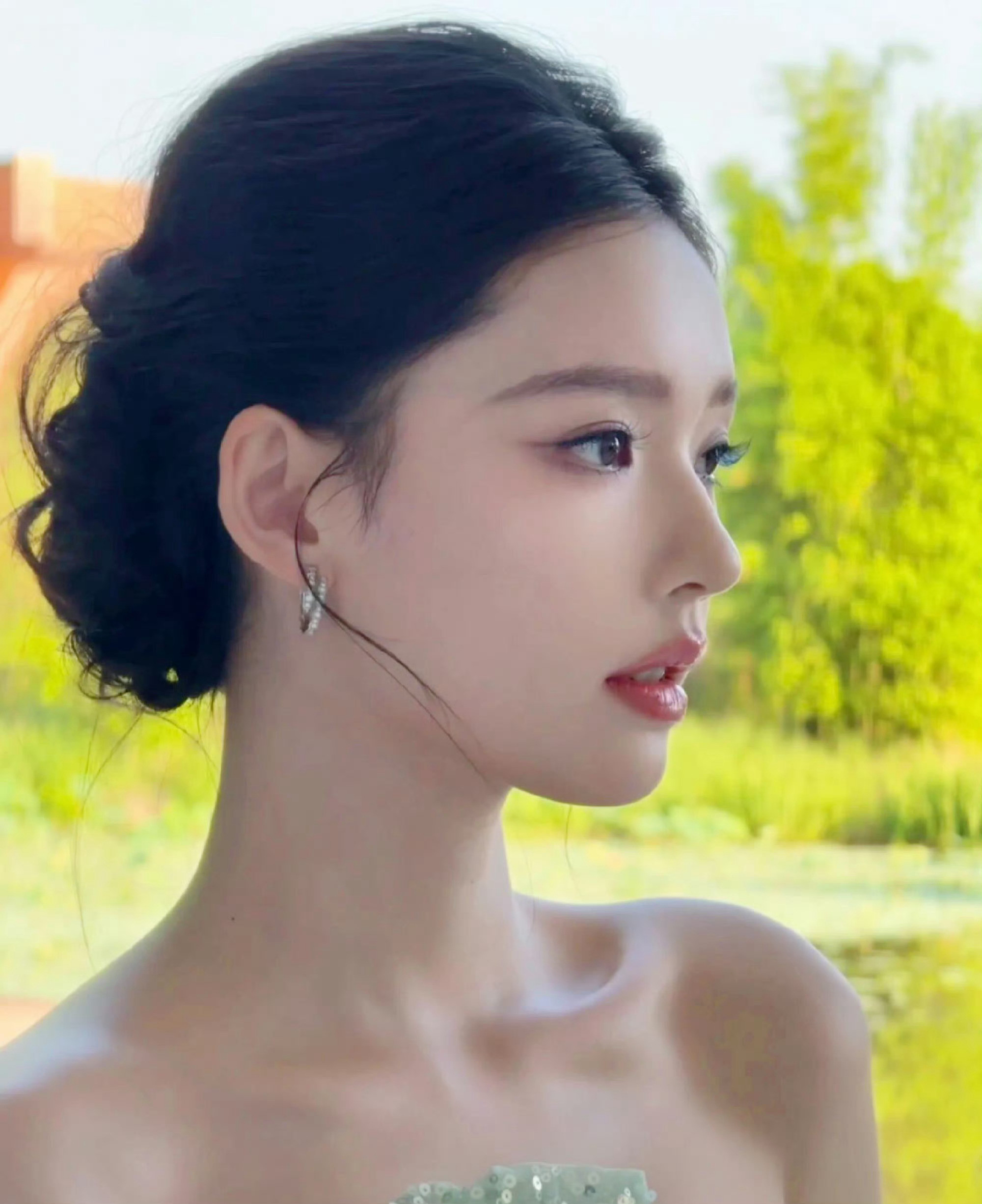 美女明星侧颜，你get谁❓赵丽颖｜迪丽热巴｜鞠婧祎林允｜张