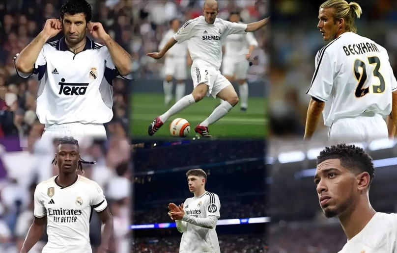 如今的皇马诠释了什么叫做三十年河东三十年河西，想当年银河一期中场囤积齐达内、菲戈