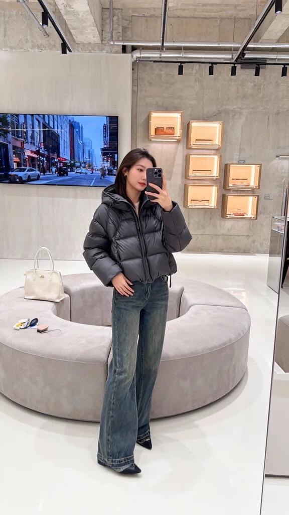 加厚羽绒服今日穿搭今天穿什么保暖穿搭显瘦穿搭