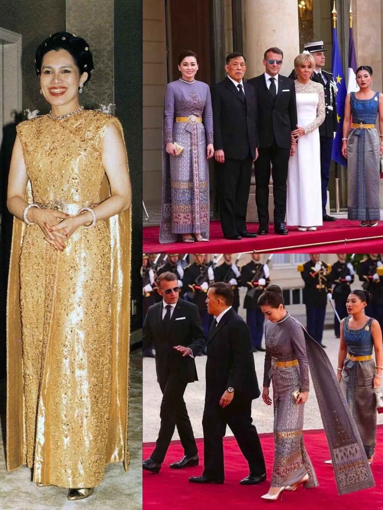 苏提达王后光彩夺目，在法国国宴艳压群芳2026年6月29日晚，国王陛下和王后陛