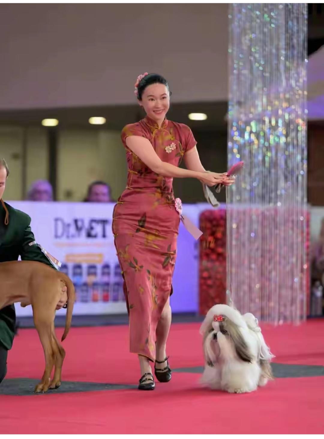 霍思燕，发际线没弄好。