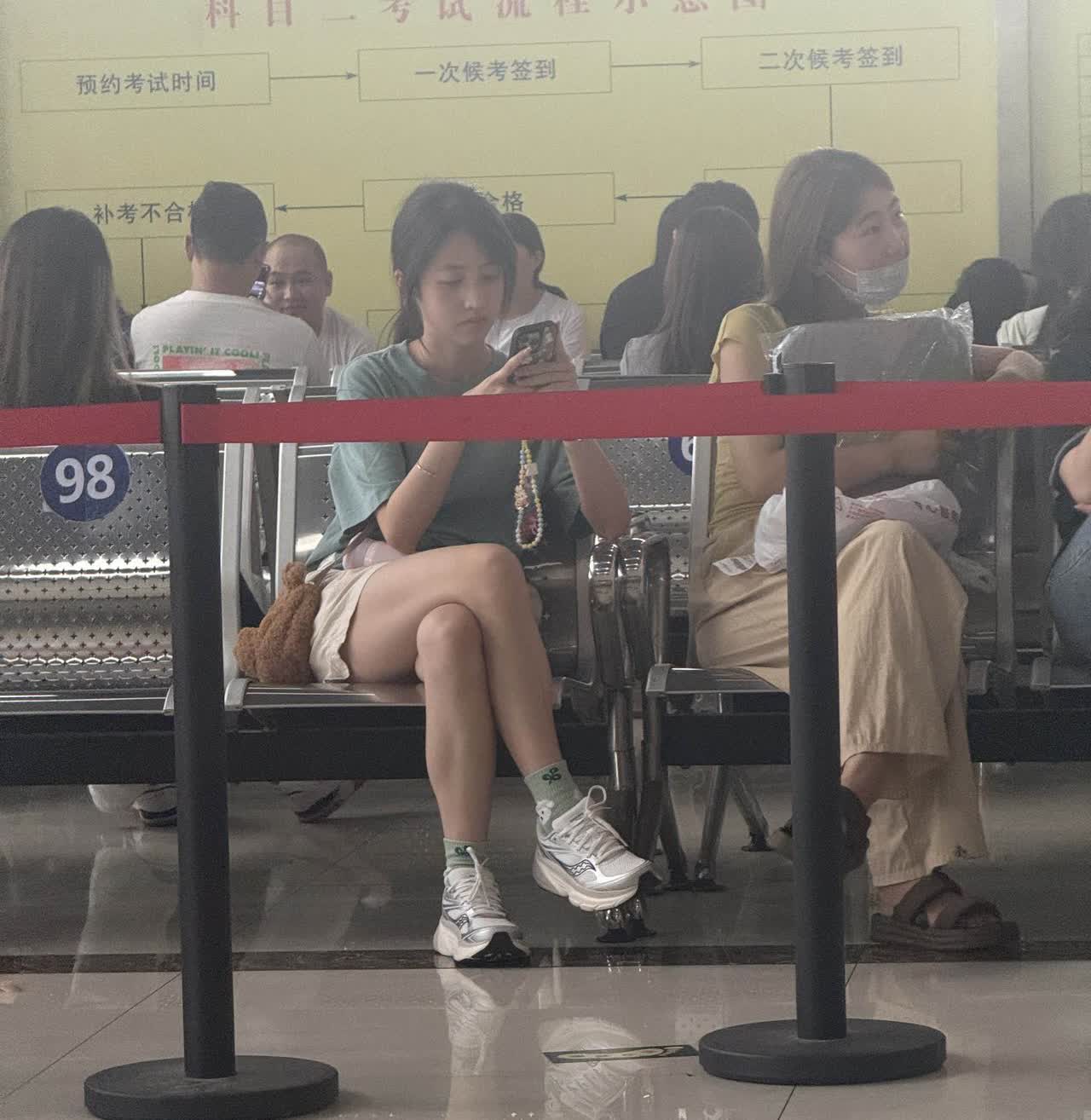驾照考试时见到的
