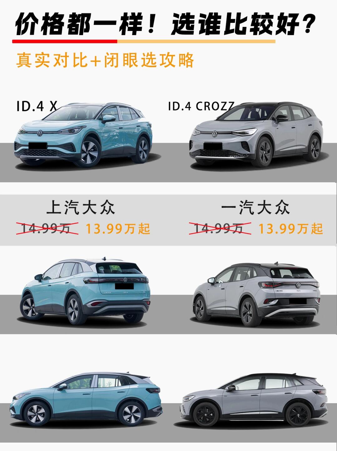 南北ID.4卷价格💰到底该怎么选😭