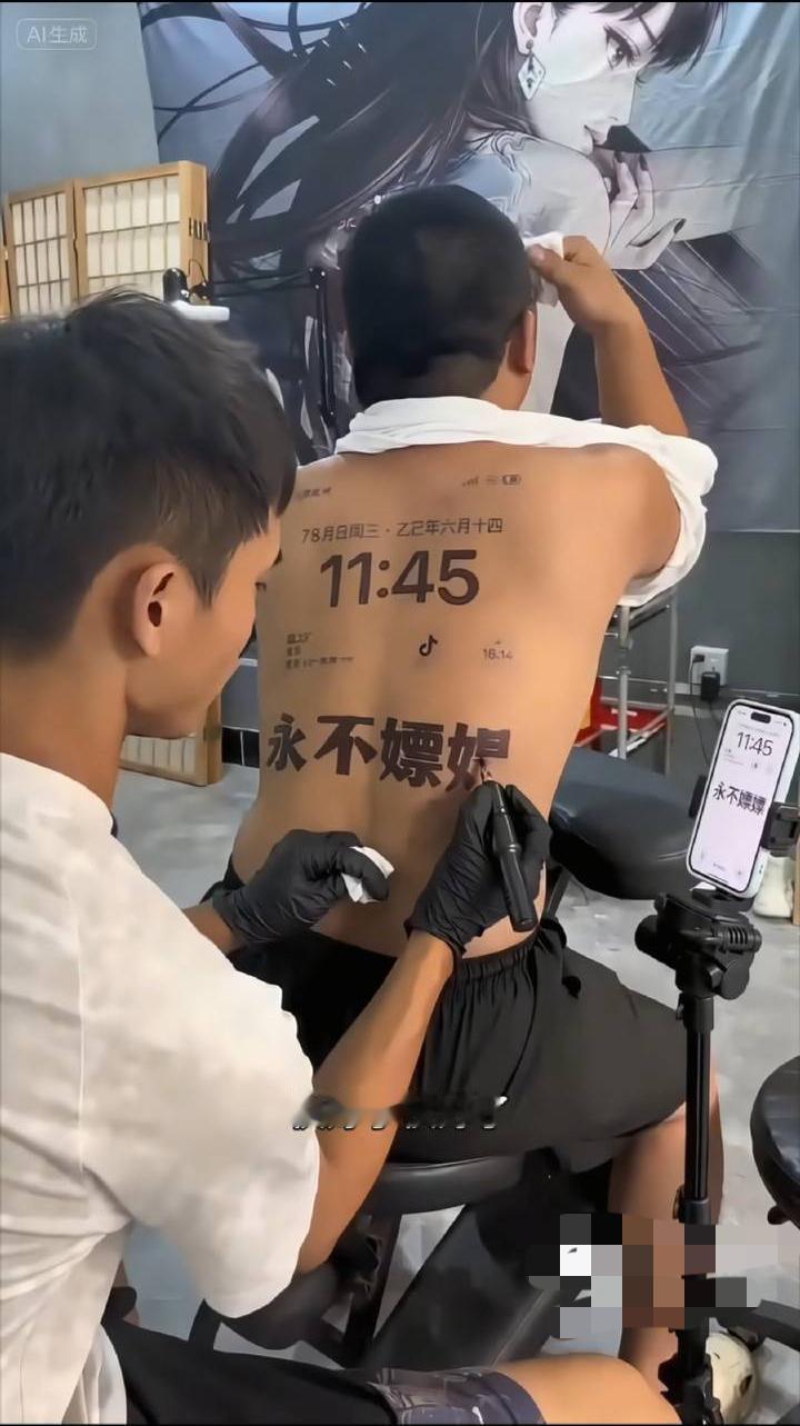笑不活了，这纹身太离谱了吧！这些老外不尴尬吗？[捂脸哭][捂脸哭][捂脸哭]！他们真的