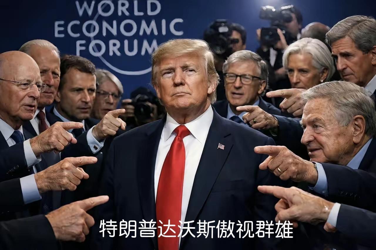 特朗普21号率领300多人的庞大代表团参加达沃斯论坛，火力全开，猛烈抨击欧洲盟友