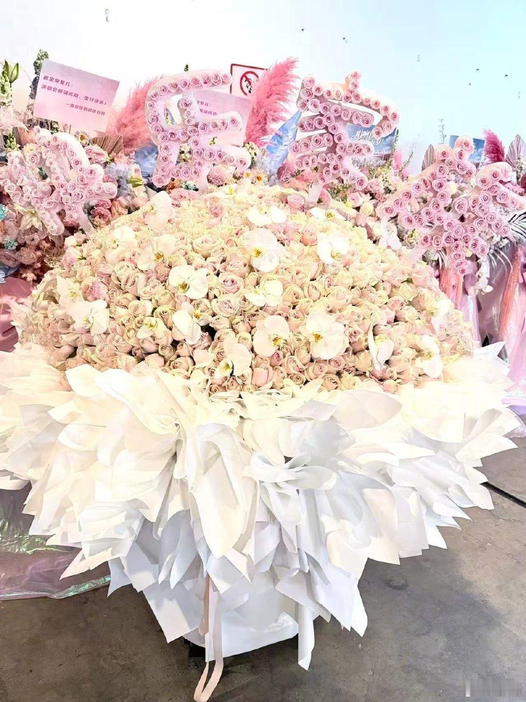 谢娜给了快乐家族花篮C位快乐家族花篮唯一C位看到花篮的第一眼就破防了……没有