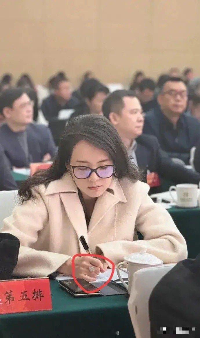 发现一个细节！女明星开这种会，都会戴上眼镜，但在别的场合，她们从来没有戴过。​