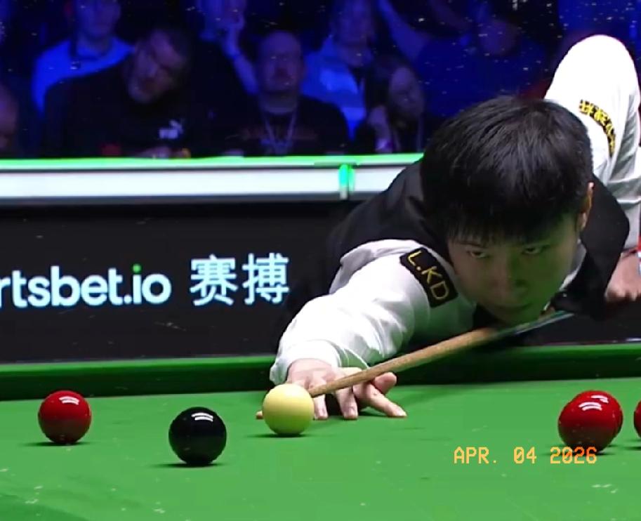 喜讯斯诺克巡回赛第二场半决赛第一阶段：赵心童炸裂手感，上半场狂轰滥炸，4-0