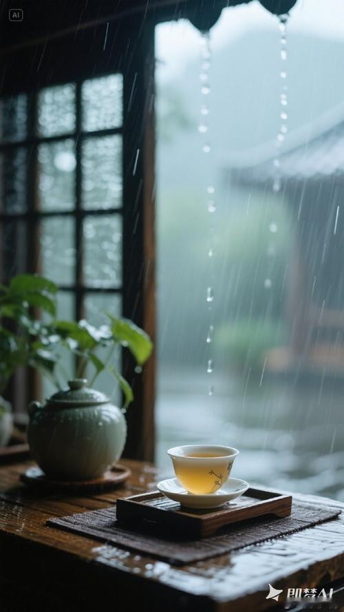 半盏清茶听夜雨，求下联谢邀上联：半盏清茶听夜雨，下联：一杯老酒望晨星，下联