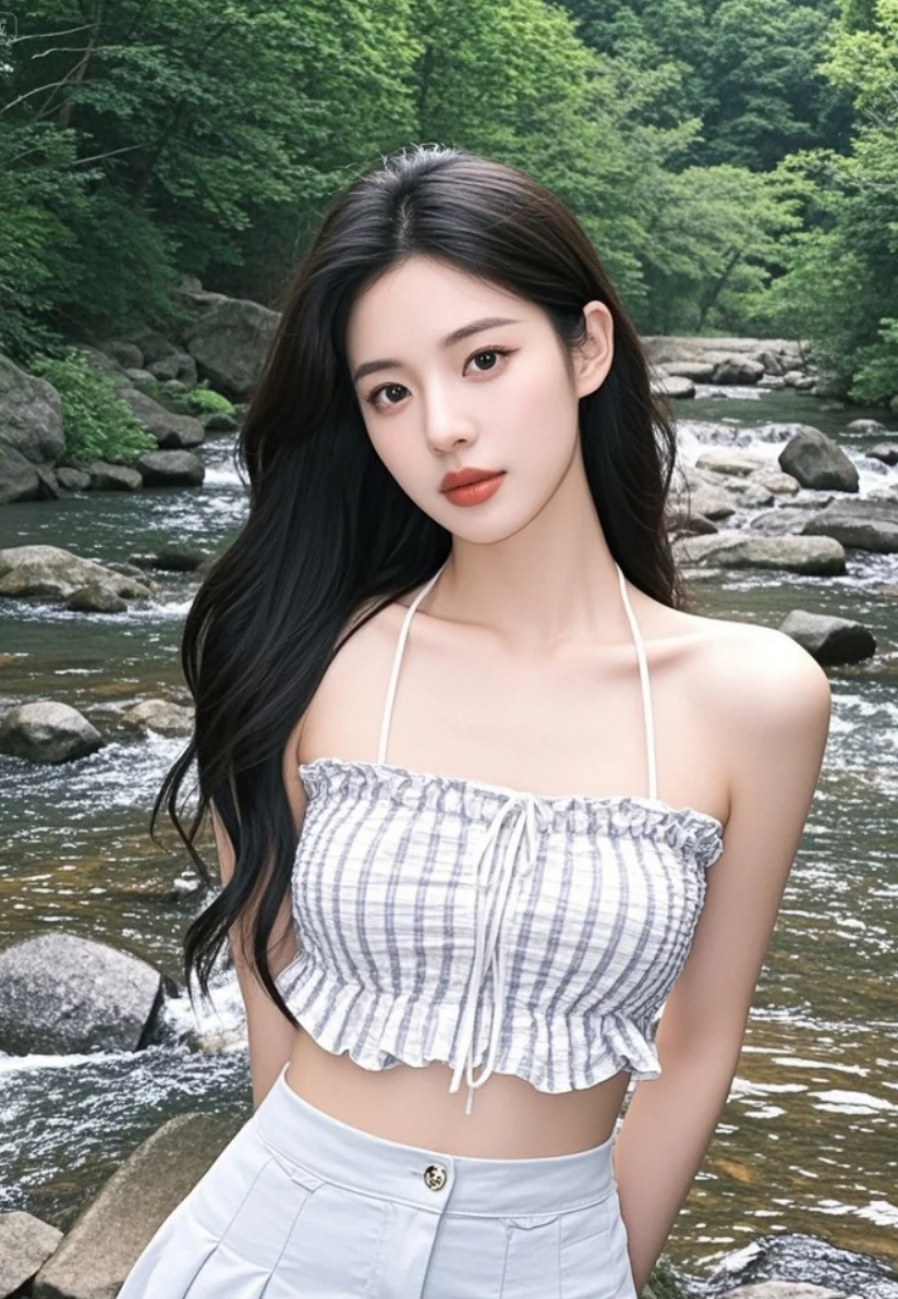 一溪清梦，一人如诗，一眼万年