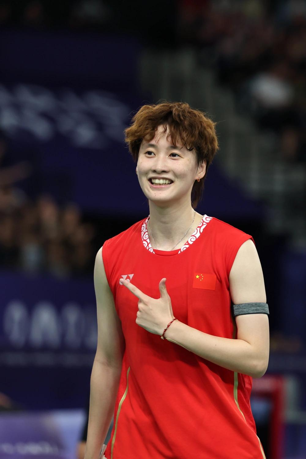 刚刚结束了一场印尼羽毛球大师赛女单1/16决赛的较量，女单1号种子、世界排名第4