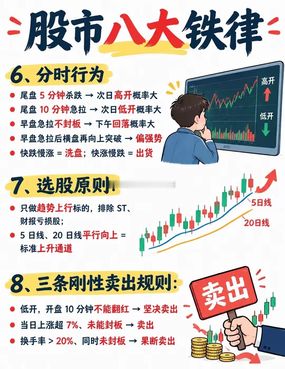 🔥股市八大铁律，你都知道吗？​​​