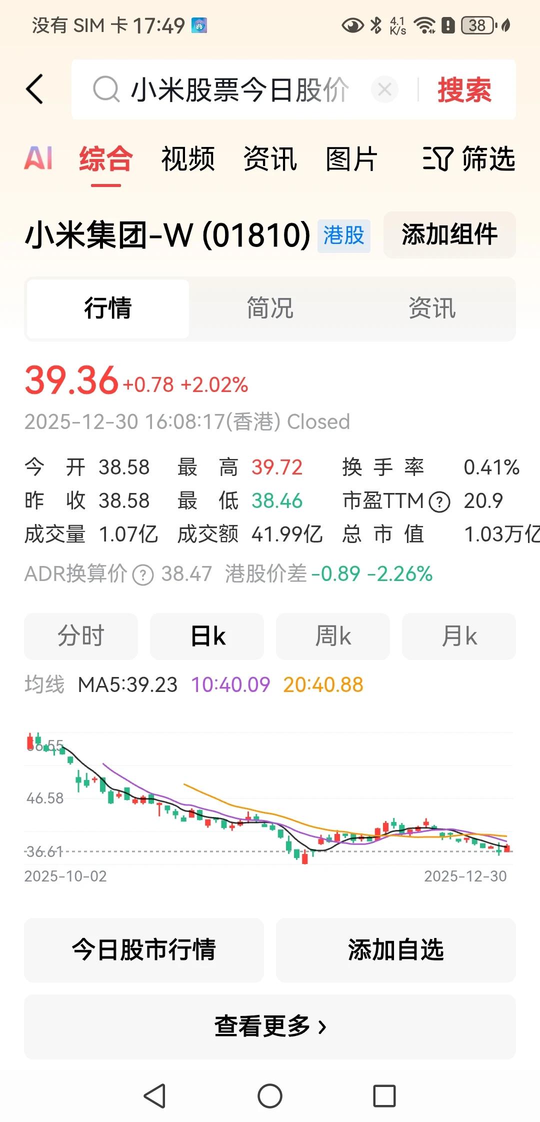 跌了就剩底裤了