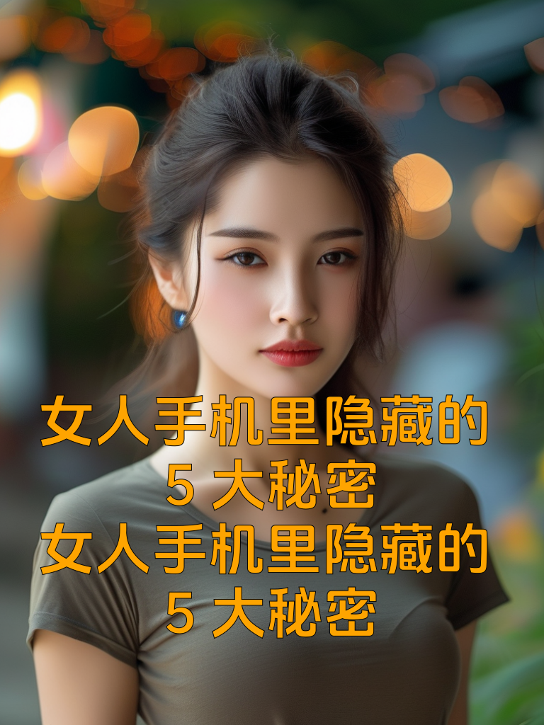 女人手机里隐藏的5大秘密