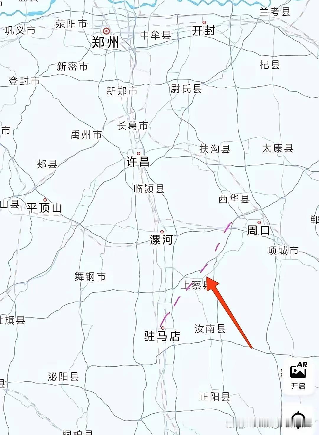 从驻马店到周口的高铁现在没必要修，还有一条更为紧迫的高铁必须修建。这就是从南阳