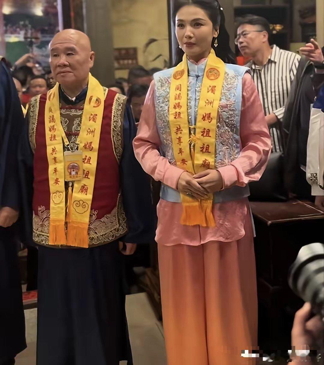 玄学这东西有时候真说不清，5月9日，演员刘涛现身福建莆田湄洲岛，全程参与妈祖诞辰