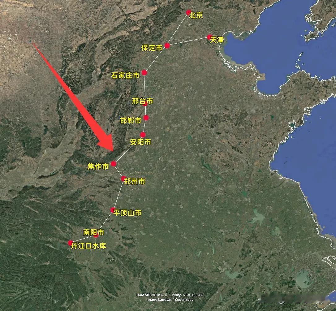 南水北调中线为什么走郑州到焦作绕大弯你盯着南水北调中线地图看的时候，大概也犯过