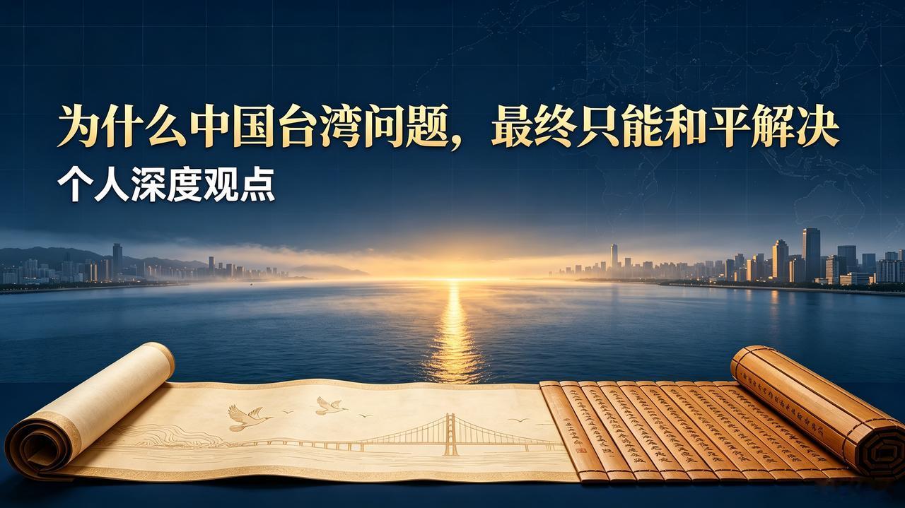 为什么台湾问题，最终只能和平解决（个人观点）孙子有言：兵者，国之大事，死生
