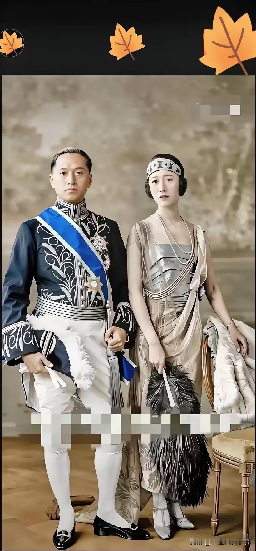 1921年顾维钧和黄蕙兰夫妇在英国伦敦留下的这张照片，真的太有历史感了。顾维钧可