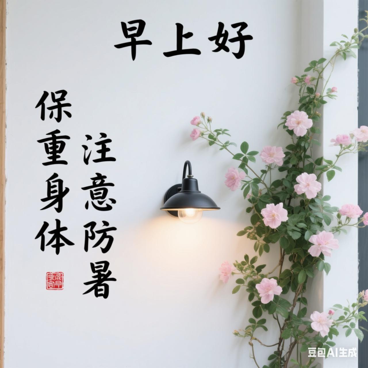 分享早晨问候美好短语晨光漫过窗棂，暖意裹着温柔赴约，愿你晨起有清欢，朝暮皆安暖，