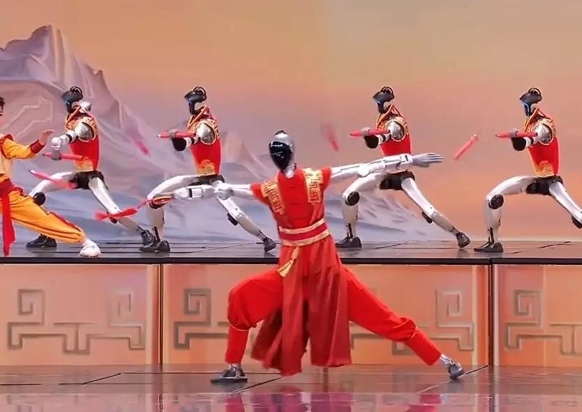 天呐！春晚这段机器人表演，我直接看哭了！一开始看机器人小品还觉得有点新奇，可