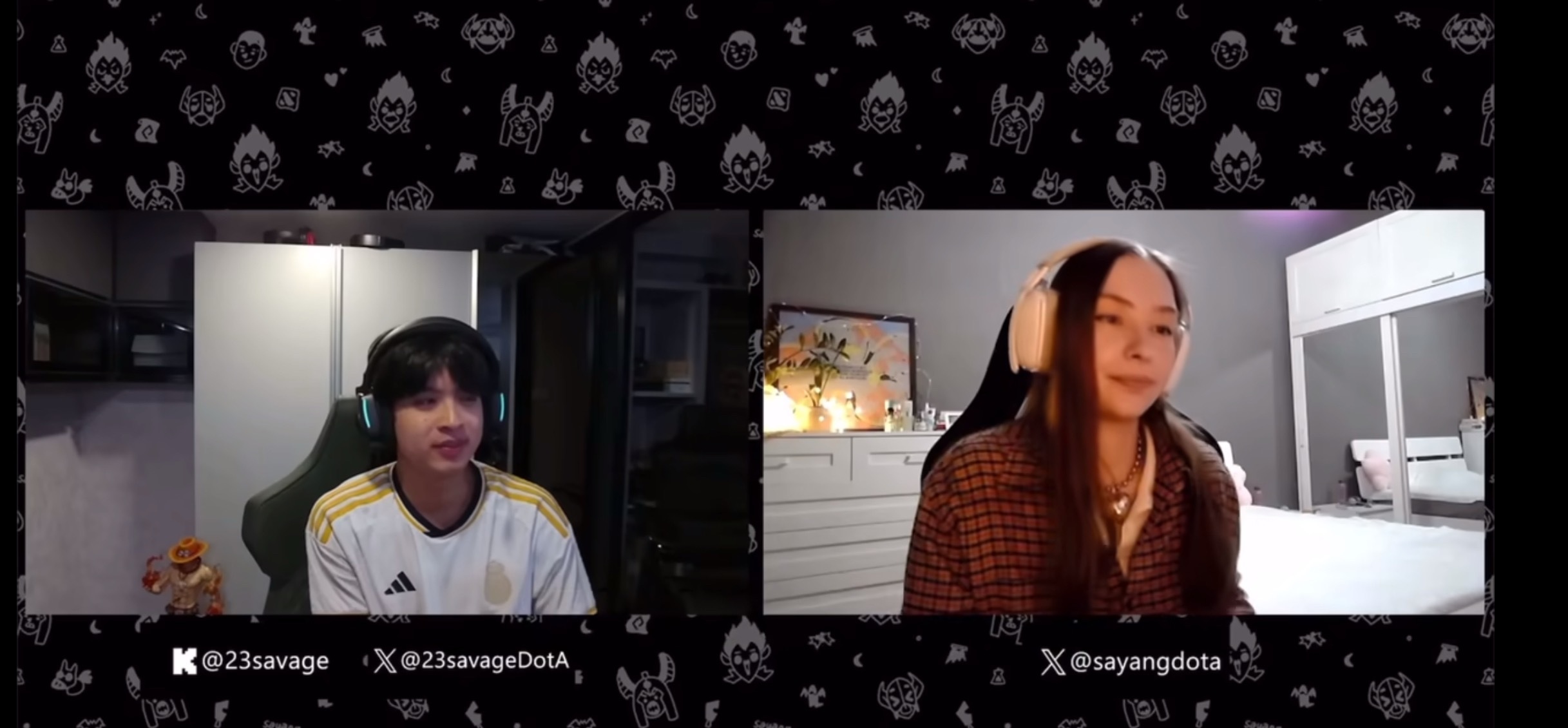 23在一个访谈节目中列出了自己心目中前五个carry，分别是Yatoro，ame