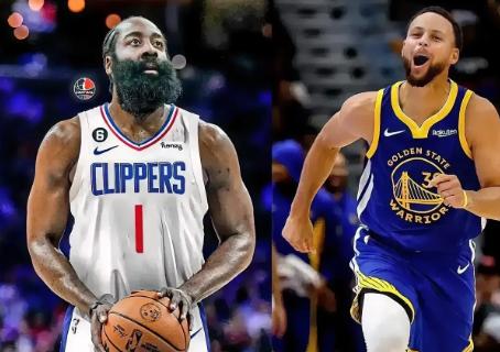 本赛季，哈登与库里根本不是一个档次的对手！库里37岁，身高1.88米，年薪5