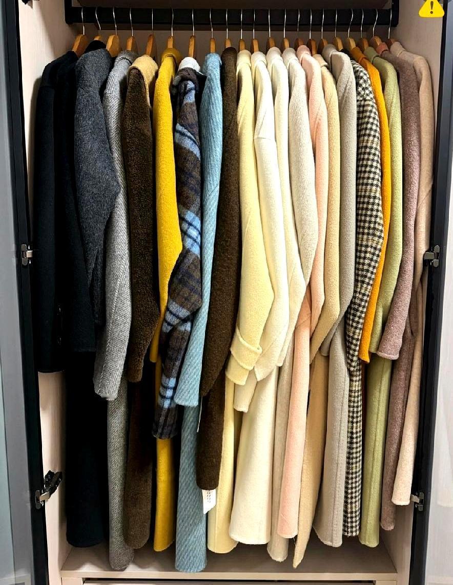 再不买大衣，冬天只剩瑟瑟发抖？婆婆的衣柜塞得关不上门，大衣从驼色排到雾霾蓝