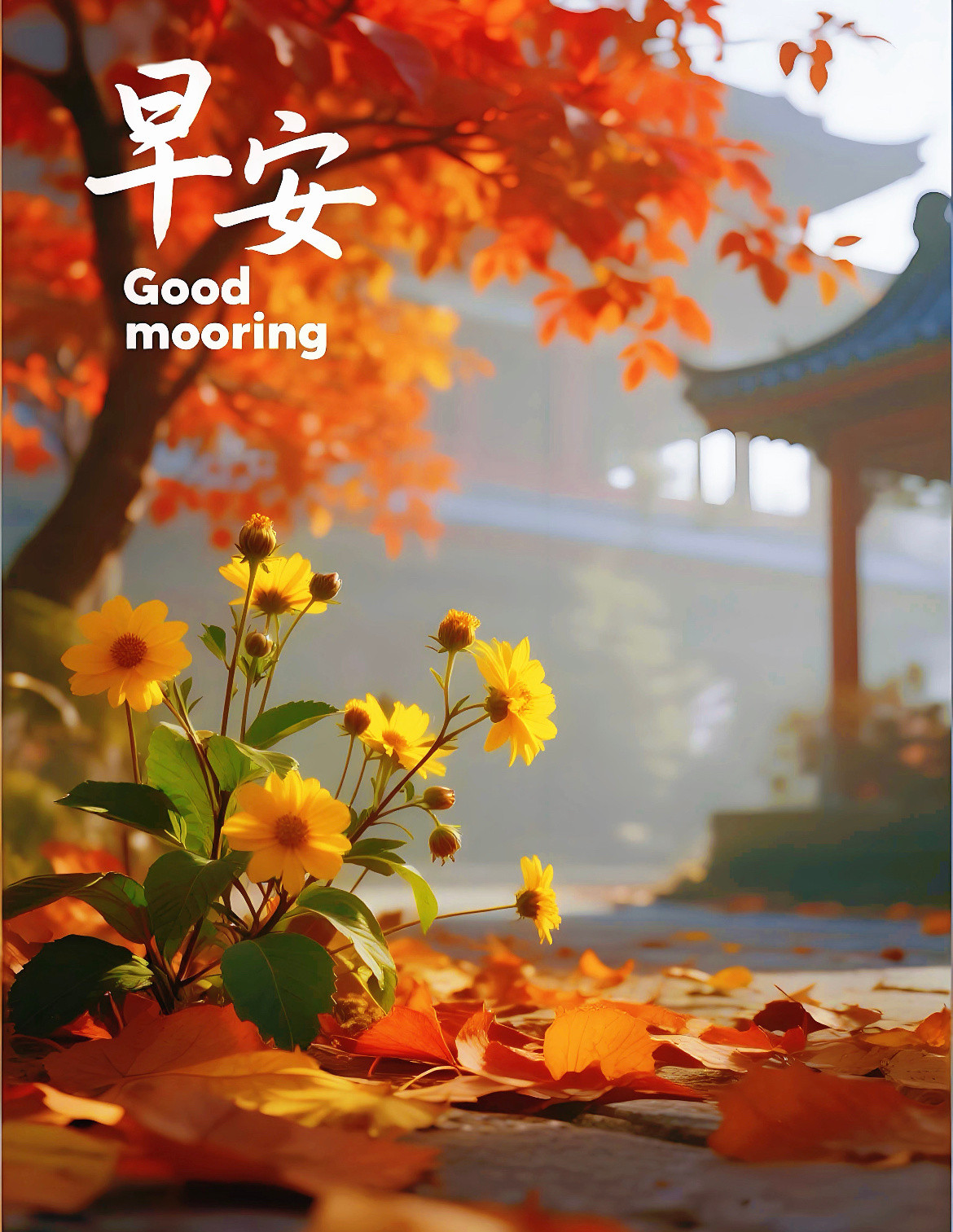 新的一天，好运正在派发，吃好饭，睡好觉，做自己该做的事情，不慌不忙，一切都会有最