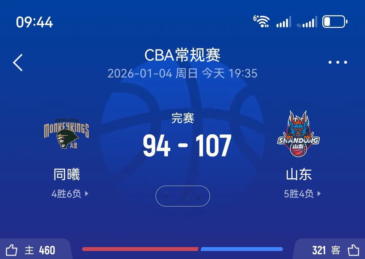 CBA山东高速客场拿着南京天之蓝，取得3连胜也是本赛季的客场首胜！本场比赛的功臣
