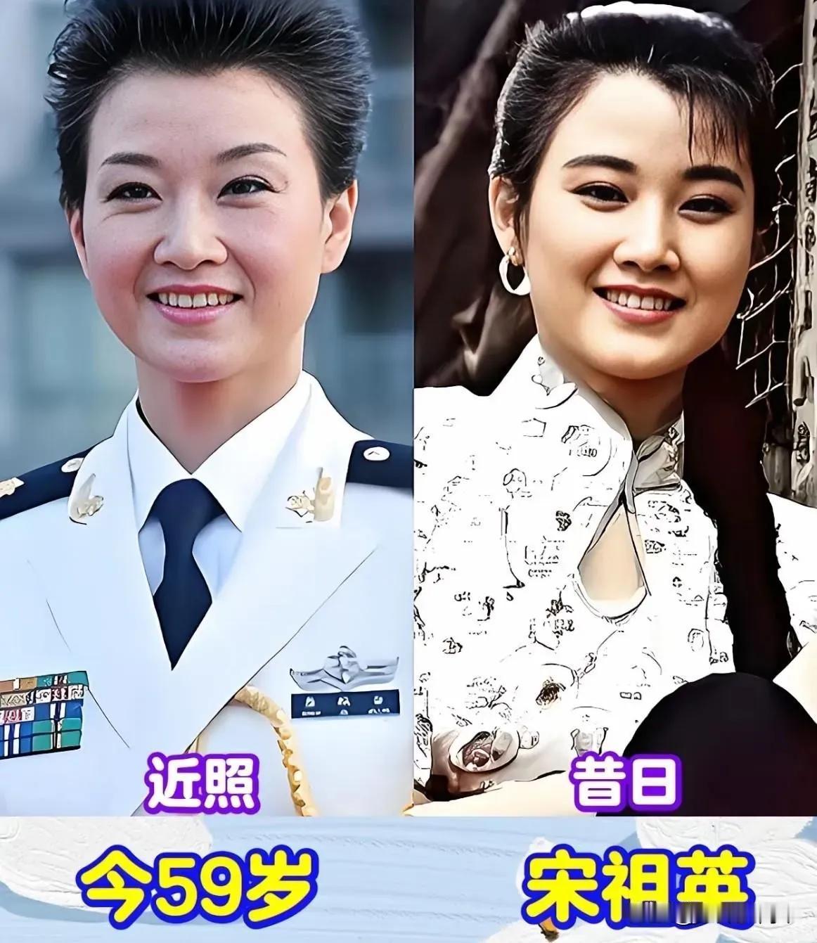 我觉得宋祖英长得并不能算是很漂亮，但是她看起来特别的舒服，而且有一种天生的甜！唱
