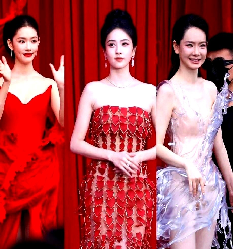 戚薇把“塑料壳子”套在身上走红毯那刻，快门键差点按冒烟。3D打印压出来的模具死死卡在腰上，前胸支棱着