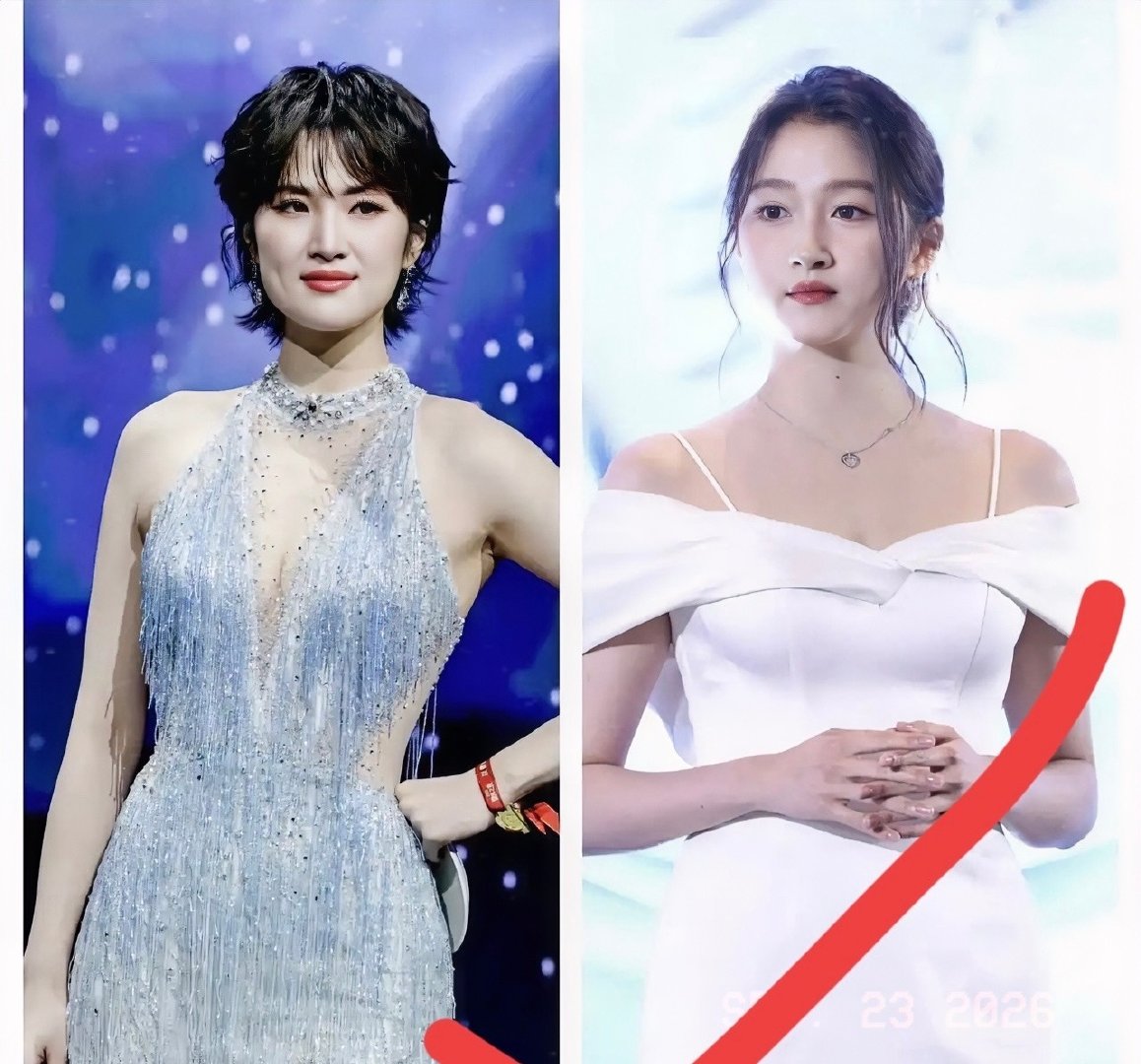 你还别说，姚安娜跟关晓彤往一块一站，我一下子就看出姚安娜不一样了，说出来你还别不信。​