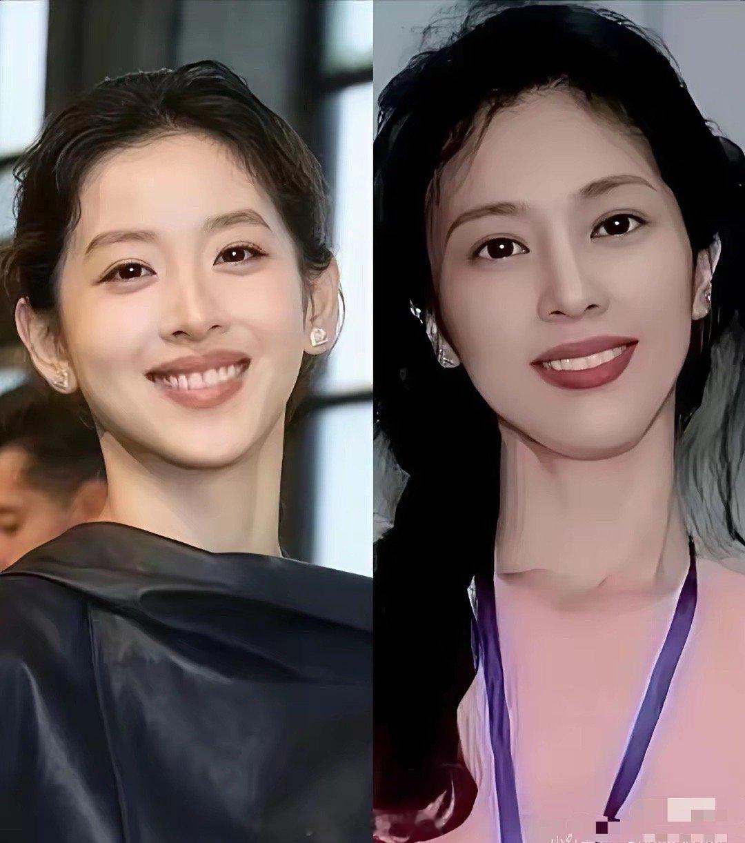 章泽天跟陈都灵确实有点像，不过和章泽天最像的还是神仙姐姐的妈妈