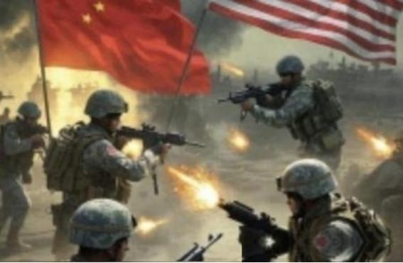 美国到底会不会向中国开战呢？这么说吧，美国100%想开战，因为中国已经对美国霸权