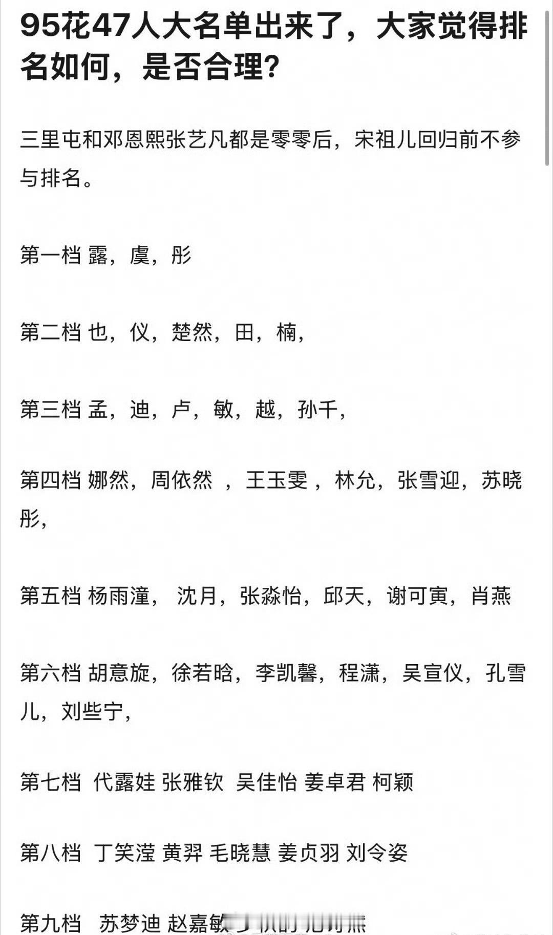 第一次让我感受到了95后女演员竞争有多大。​​​