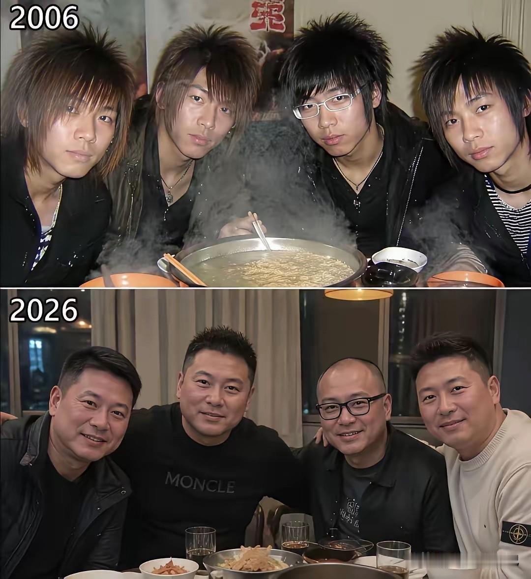 短短20年，每个人都变的更帅气了。